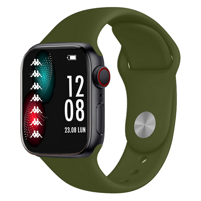 Kappa smartwatch prime slicone military green, fibbia - kw-p006