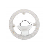 Trade Shop - Circolina Led Attacco Magnetico 12w 1650 Lumen 15 Led Bianco Freddo 6500k Circolare -