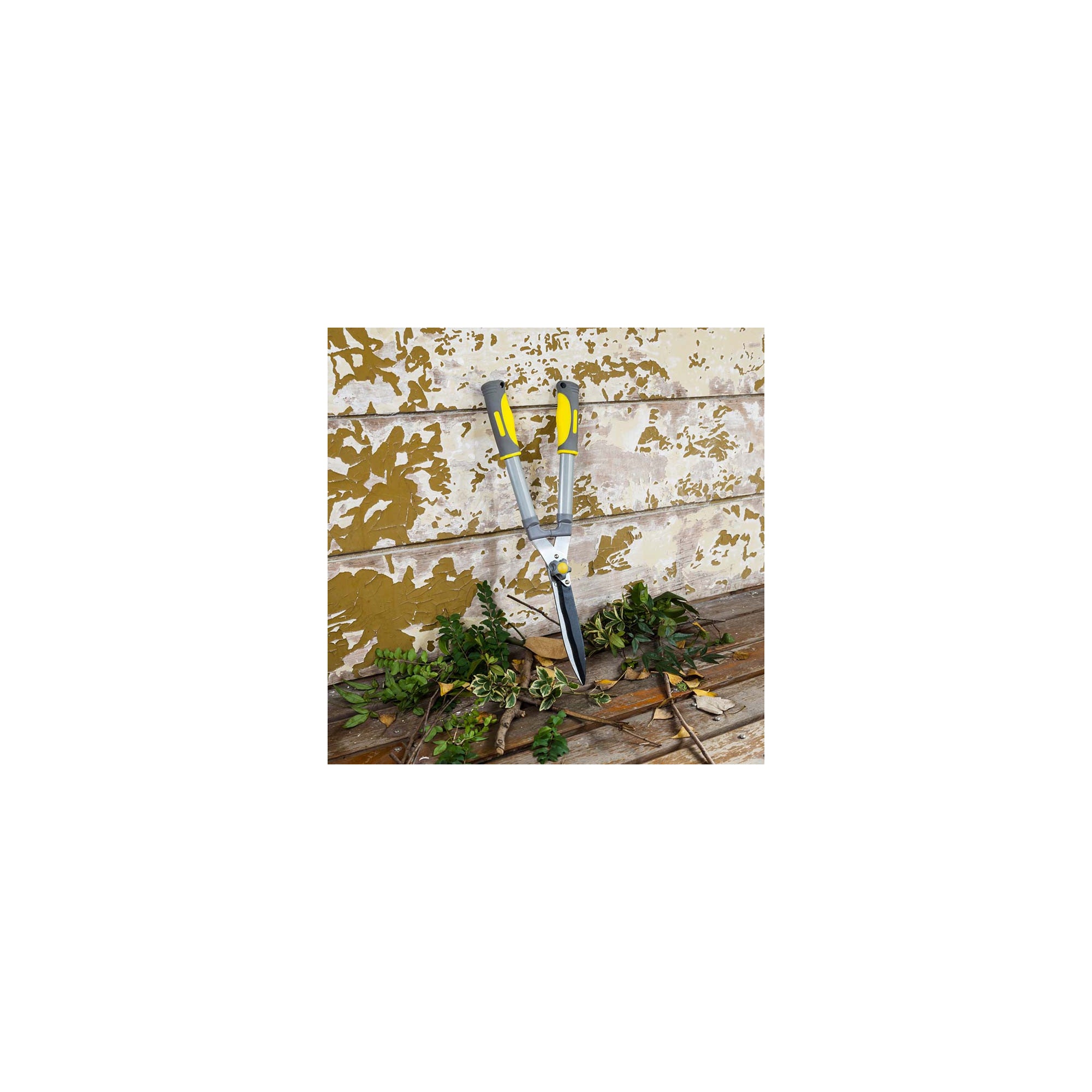 Forbici per siepi con lame ondulate - Suan - Rivestimento antiscivolo - Dimensioni : 58 x 21 cm