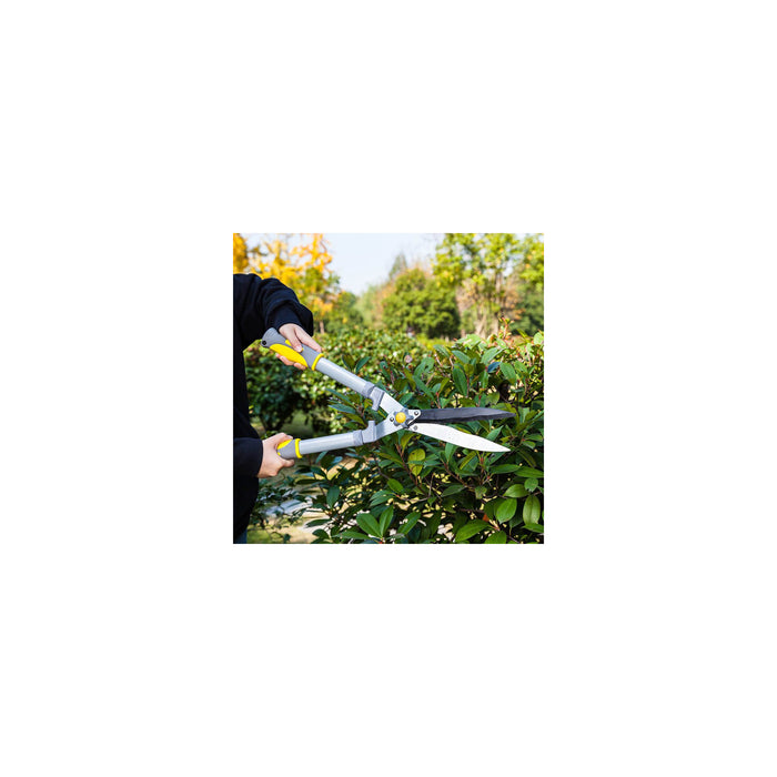 Forbici per siepi con lame ondulate - Suan - Rivestimento antiscivolo - Dimensioni : 58 x 21 cm