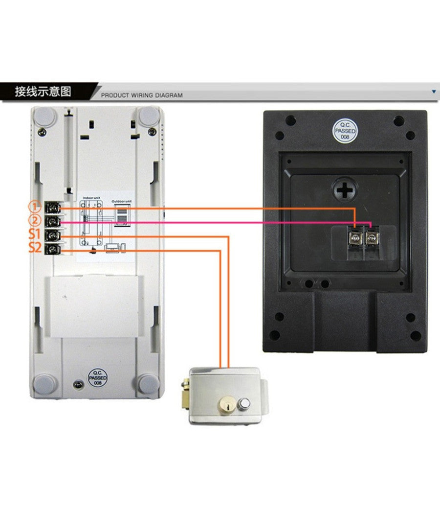 Citofono Cornetta Pulsante Apri Cancello Per Esterno Esterni Apertura 220 Volt         
