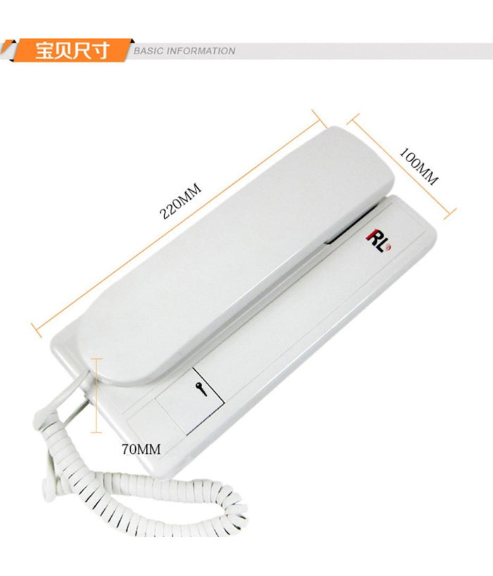 Citofono Cornetta Pulsante Apri Cancello Per Esterno Esterni Apertura 220 Volt         