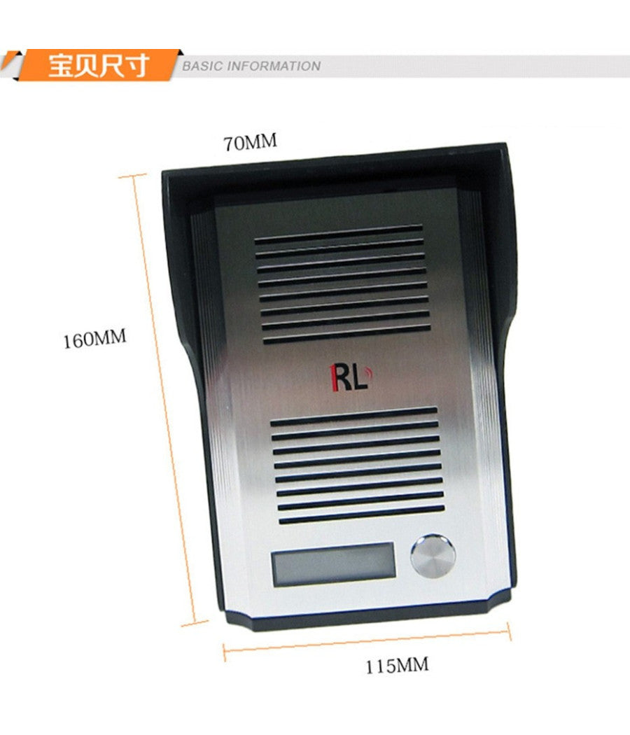 Citofono Cornetta Pulsante Apri Cancello Per Esterno Esterni Apertura 220 Volt         