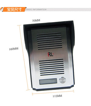 Citofono Cornetta Pulsante Apri Cancello Per Esterno Esterni Apertura 220 Volt         