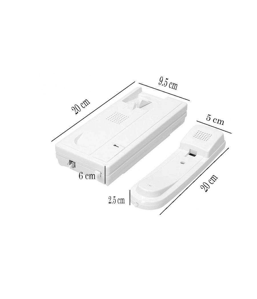 Citofono Per Esterno Esterni A 2 Fili Pulsante Apertura Cancello Luckarm 3208a         
