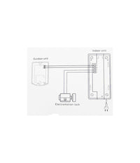 Citofono Per Esterno Esterni A 2 Fili Pulsante Apertura Cancello Luckarm 3208a         