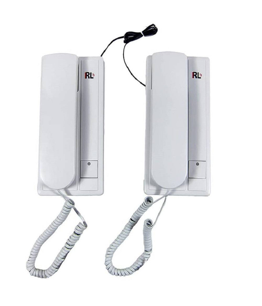 Citofono Rl-209 Interfono A Parete Con 2 Cornette Casa Ufficio Abitazione Cw594         