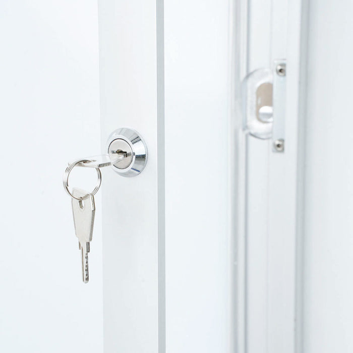 Bacheca per Esterno apertura a libro grigio RAL 7016 4 x A4