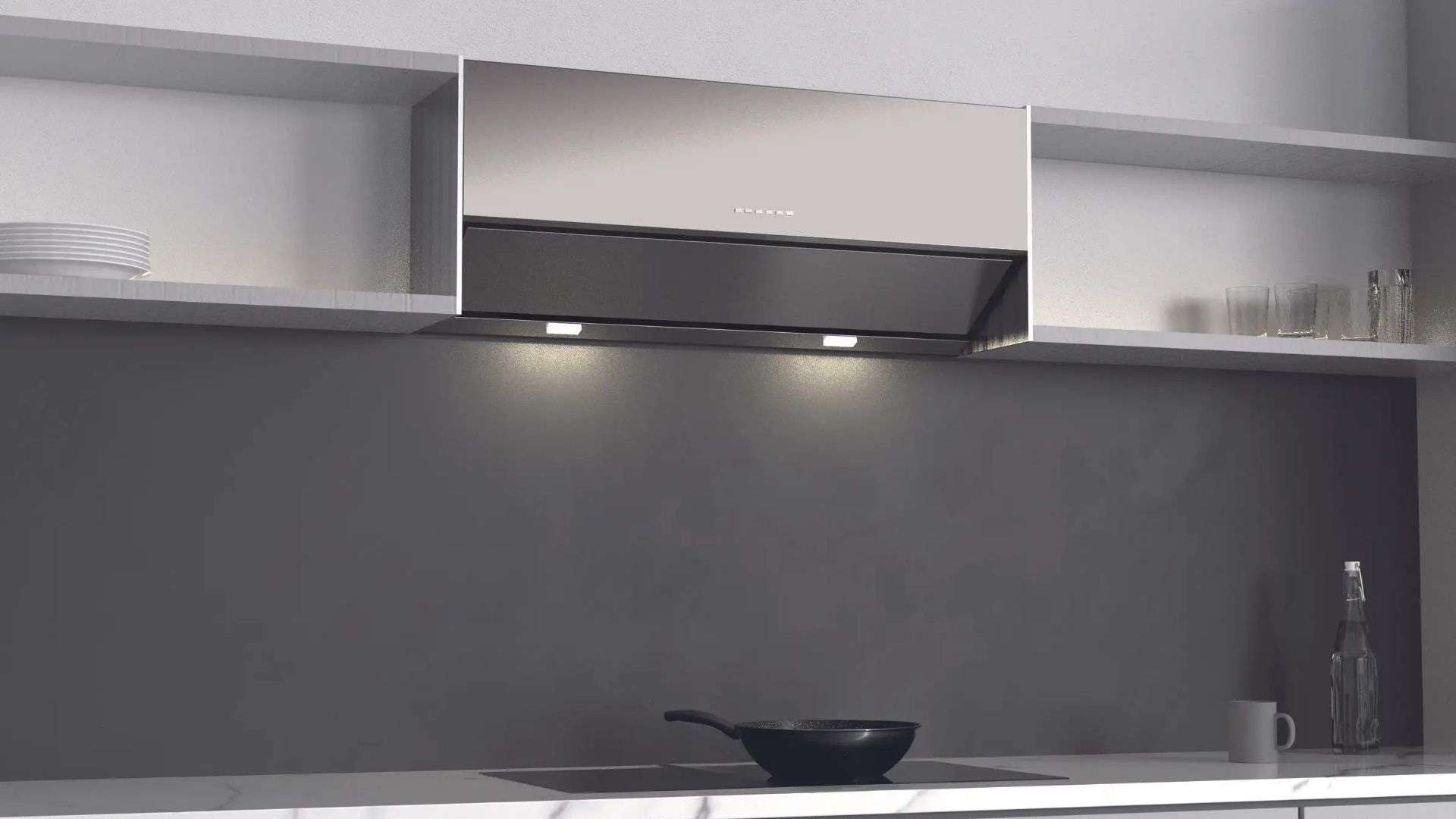 Cappa a parete ARIAL PARETE cm 90 - inox - 700 m3/h