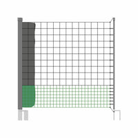 Kit di recinzione in rete modulare per galline