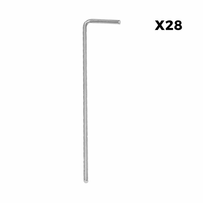 Kit di recinzione in rete modulare per galline