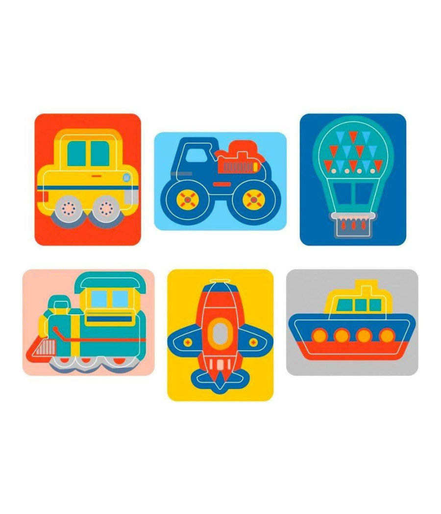 Clementoni Little Match Puzzle Ad Incastro Tema Veicoli Gioco Per Bambini 2+         