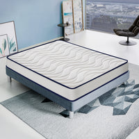 Materasso Piazza e Mezza 140x200 in Waterfoam - alto 20 cm - Ortopedico - Rigidità h3 - Lato Estate inverno