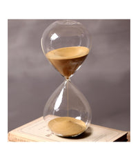 Clessidra In Vetro Design Timer Sabbia Colorata Durata Tempo 5 Minuti         