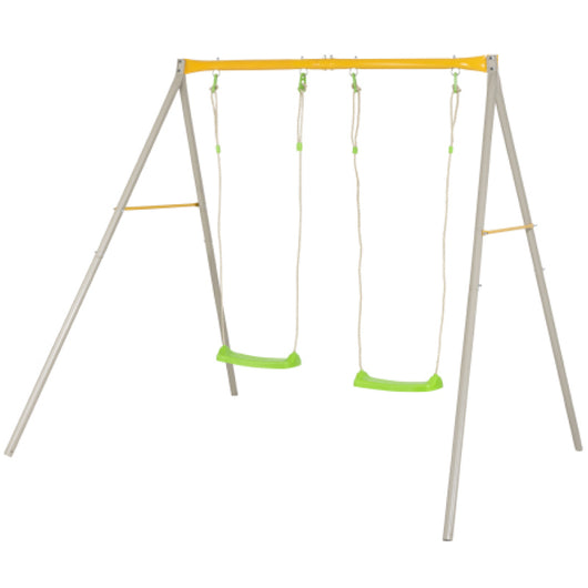 Altalena per bambini in acciaio DUETTO, 2 posti