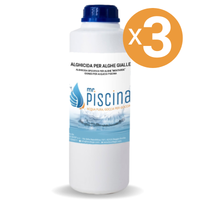 Alghicida Per Alghe Gialle, 3 Confezioni Da 1 Kg