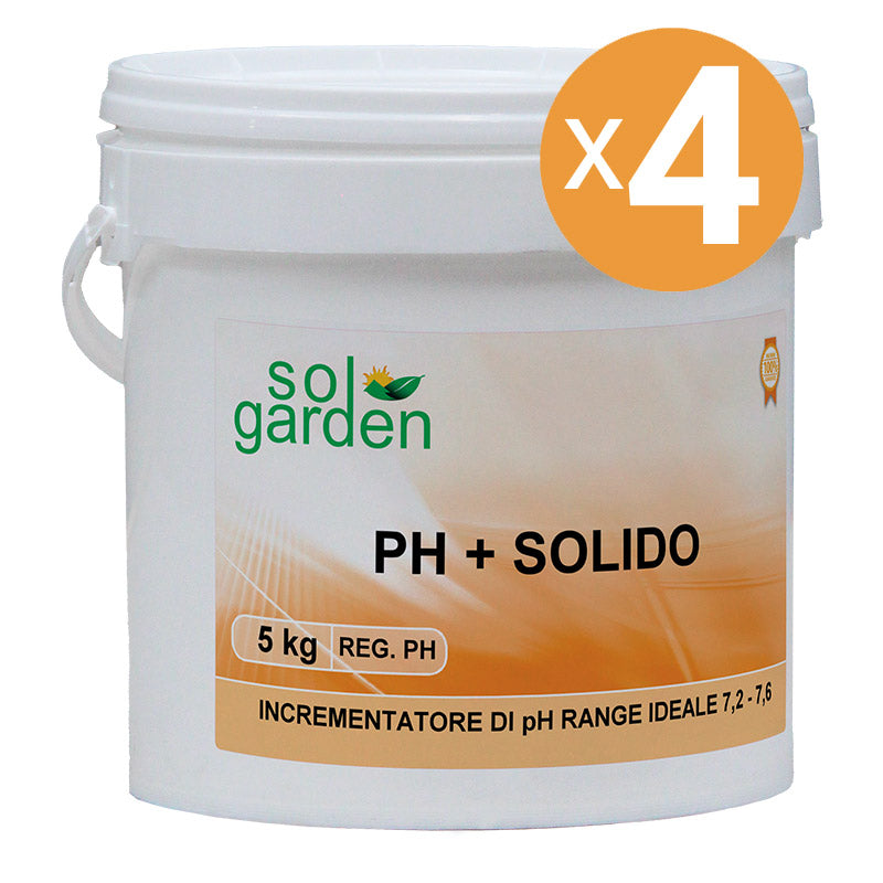 Correttore Ph Plus Piscina Granulare, 4 Confezioni Da 5 Kg