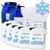 Kit Mix Chimici Inv400 Per Chiusura Invernale Piscine Da 200 A 400 Mc