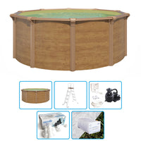 Piscina Fuori Terra Steelwood -  4,60 X H.1,32 M - Kit Base