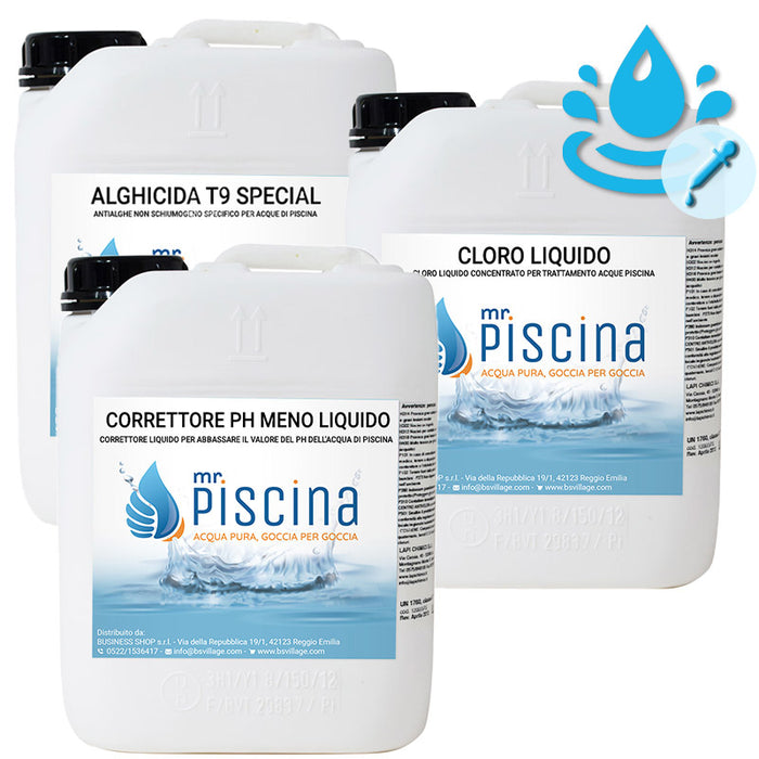 Kit Ph E Redox-cloro Control Per Mantenimento Acqua Piscina Fino A 55 Mc