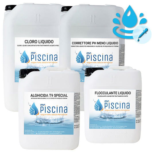 Kit Ph E Redox-cloro Control Per Mantenimento Acqua Piscina - Da 55 A 100 Mc