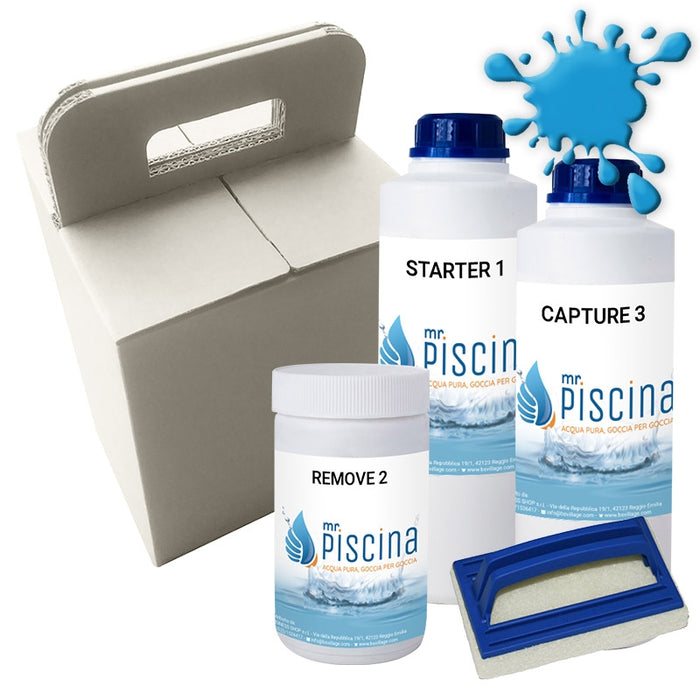 Kit Lo Smacchiatore Per Rivestimenti Interni Piscine Fino A 20-25 M³