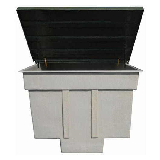 Locale tecnico interrato vuoto IDRA con coperchio da 2 filtri e 2 pompe - 30 m³/h