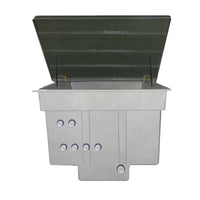 Locale tecnico interrato vuoto GLOBO con coperchio da 2 filtri e 2 pompe - 42 m³/h