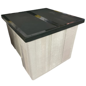 Locale tecnico PLUS interrato vuoto con coperchio - 15 m³/h