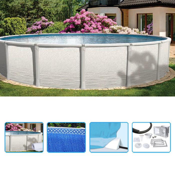 Piscina Fuori Terra Circolare Opus Signature 549 -  5,49 X H 1,32 M - Kit Base
