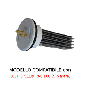 Cella Elettrolitica Compatibile Per Sterilizzatore A Sale Pacific Sel Pac 160, 9 Piastre