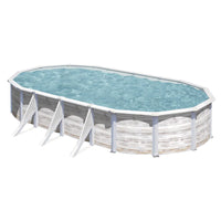 Piscina Fuori Terra Ovale Gre FINLANDIA 730 - 7,30 x 3,75 h.1,20 m