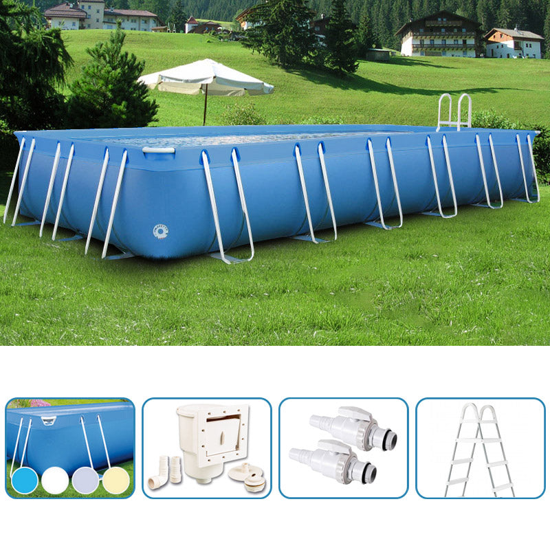 Piscina Fuori Terra Italika® Soft Rettangolare 7,80 X 3,80 H.1,25 M - Kit Base
