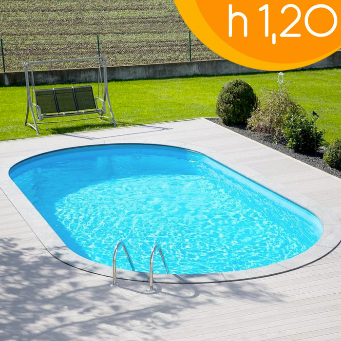 Piscina interrata OLIVIA 600 - 6,00 x 3,20 x h 1,20 m