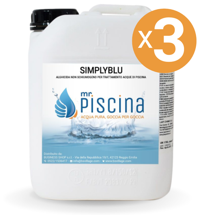 Simplyblu, 3 Confezioni Da 5 Kg