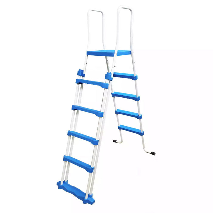 Scaletta di sicurezza a 4 gradini per piscina fuori terra  h 1,32 m