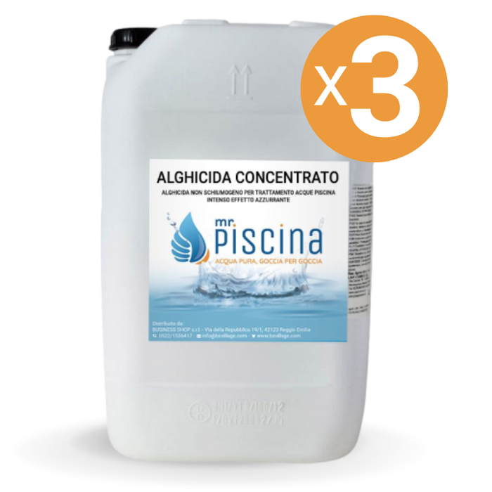 Alghicida Concentrato, 3 Confezioni Da 25 Kg