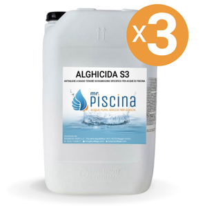 Alghicida S3, 3 Confezioni Da 25 Kg