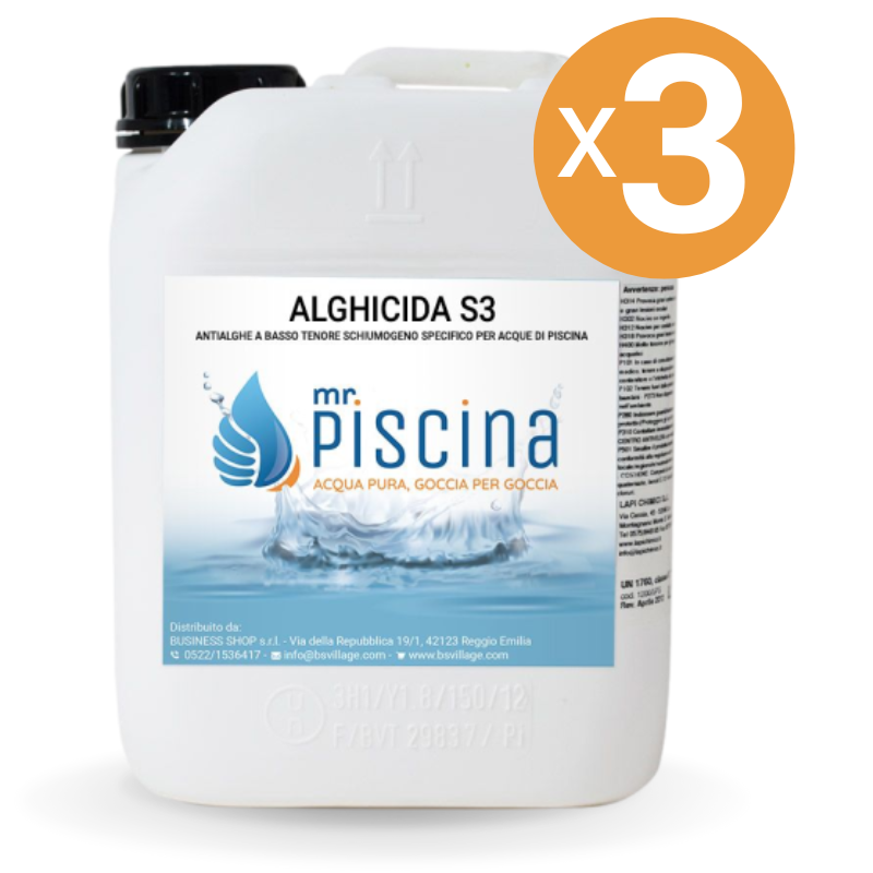 Alghicida S3, 3 Confezioni Da 10 Kg