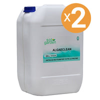 Antialghe Piscina Non Schiumogeno Algaeclean, 2 Confezioni Da 25 L