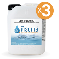 Cloro Liquido, 3 Confezioni Da 12 Kg