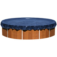 Copertura Invernale  4,40 M Per Piscine Circolari Di  3,60 M - Colore Blu/nero, Spessore 125 Gr/m²