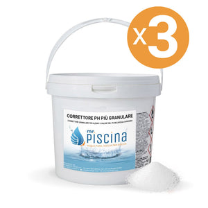 Correttore Ph Più Granulare, 3 Confezioni Da 10 Kg