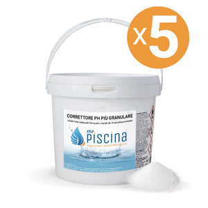 Correttore Ph Più Granulare, 5 Confezioni Da 5 Kg