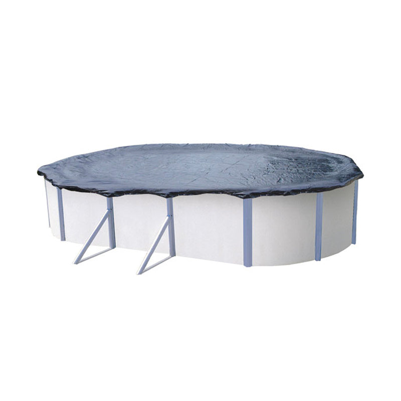 Copertura Invernale Di Protezione Per Piscine Da 9,15 X 4,60 M Colore Blu/nero