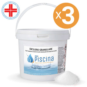 Dicloro Granulare, 3 Confezioni Da 10 Kg