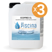 Ecofree Cl - Decloratore Per Piscine, 3 Confezioni Da 10 L