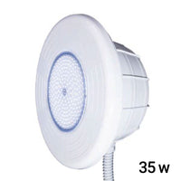 Faro Led Per Piscina Con Rivestimento In Piastrelle  320 Mm Bianco Da 2990 Lumen - 35 W con Nicchia In Abs