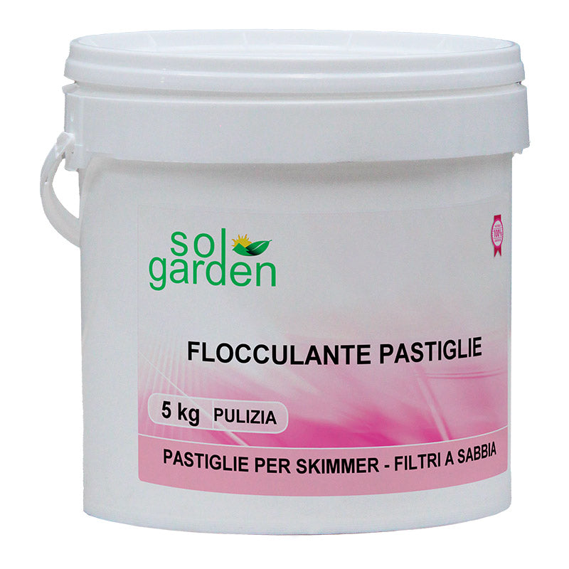 Flocculante In Pastiglie 100 Gr Per Piscina, Confezione Da 5 Kg