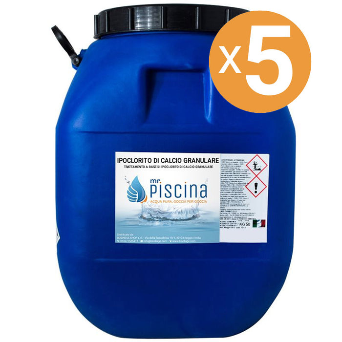 Ipoclorito Di Calcio Granulare, 5 Confezioni Da 40 Kg